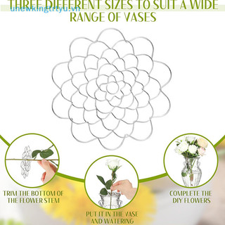 Unewtyu Xoắn Ốc Ikebana Thân Giá Đỡ Xoắn Ốc Ikebana Thân Cây Cho Bình Hoa Sắp Xếp Xoắn Ốc Thân Giá Đỡ Cho Bình Hoa Flowerhome Decorat VN