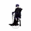 HT3 Black Butler Ciel Phantomhive dưới taker Sebastian Michaelis Đăng Ký Anime Hình Mô Hình Đồ Chơi Đứng Tấm Giá Đỡ T