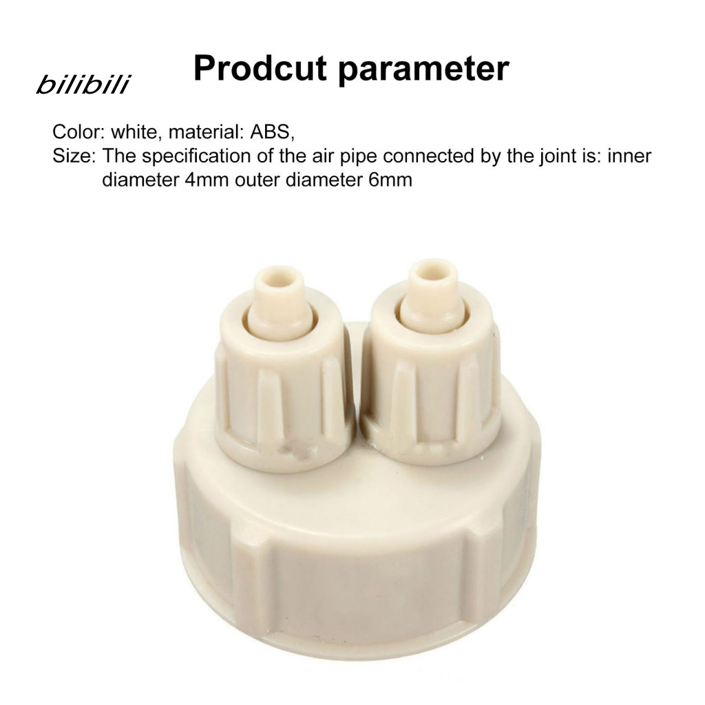 Nắp chai bể cá đơn giản BIL cho cây sống DIY Hệ thống máy phát không khí khuếch tán CO2