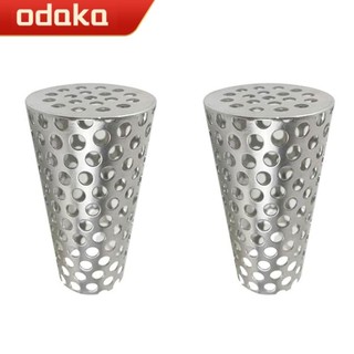 Màn hình lọc nội vi ODAKA, ống thoát nước bằng thép không gỉ 304 màu trắng chống tắc nghẽn, ngăn chặn ống dụng cụ làm sạch máng xối
