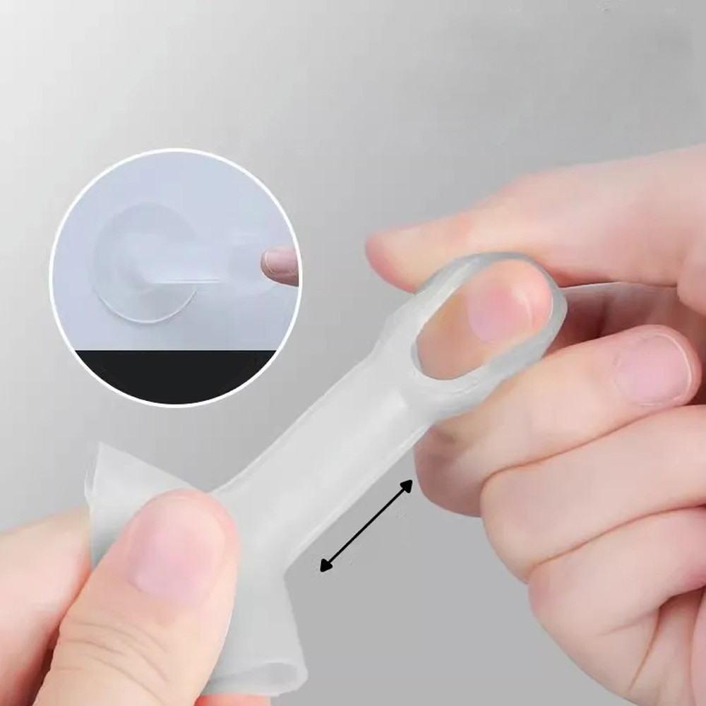 1 / 3 Nút Chặn Cửa Cao Su - Vòng Chống Va Chạm Đệm Tay Nắm Cửa - Loại Cốc Hút, Trong Suốt - Hút Cửa Tay Bảo Vệ - Tấm Chống Sốc An Toàn Cho Bé - Tấm Bảo Vệ Tường