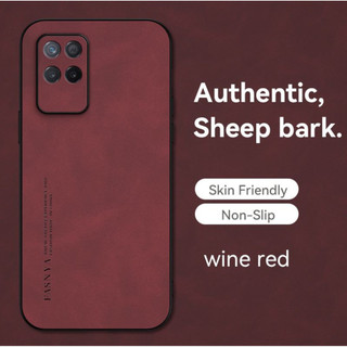 Ốp lưng Realme v11 v11s realev11 	Rmx3121 realmev11s RMX3125 Vỏ chống rơi và hấp thụ sốc làm bằng da cừu chất lượng cao và vỏ cứng thân thiện với da