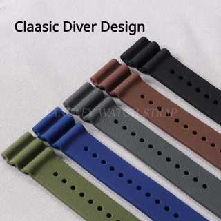 22mm Nhiều Màu Sắc Dây Đeo Đồng Hồ Silicon Diver Cao Su Đồng Hồ Cho Seiko 5 Cá Ngừ Sumo Samurai Lặn Chống Thấm Nước Đồng Hồ Nam Nữ Dây Đeo Tay Vòng Tay SKX007 SKX009 SKX173