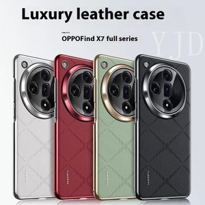 Ốp YJD Cho OPPO Find X7 Ultra Original Machine Leather Vỏ Điện Thoại Chống Sốc
