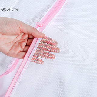Gcdhome 3 Kích Cỡ Lưới Dây Kéo Túi Giặt Đồ Lót Có Thể Gập Lại Lưới Bảo Vệ Tất HOT
