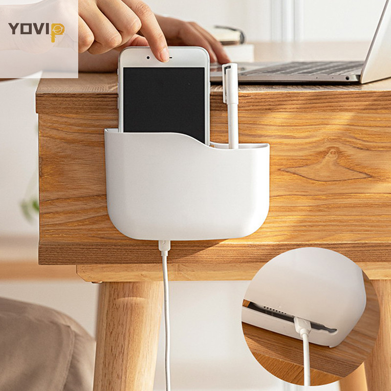 Yovip Đa Năng Treo Tường Giá Để Đồ Điều Khiển Từ Xa Tổ Chức Hộp Bảo Quản Cho Tivi Điều Hòa Điện Thoại Cắm Giá VN