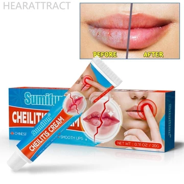 HEARATTRACT Kem Cheilitis Giảm Căng Thẳng Môi Thúc Đẩy Sức Khỏe Môi Dưỡng Ẩm Môi Làm Phai Môi Đường Môi Kem Chăm Sóc Sức Khỏe H6Z3