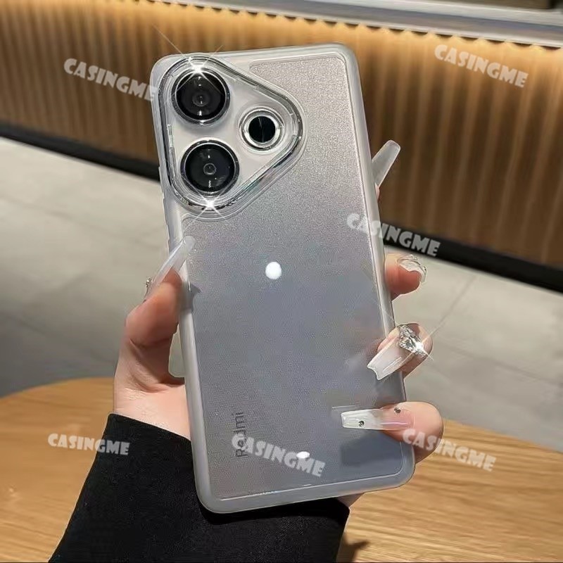 Ốp điện thoại mỏng mềm trong suốt Redmi 13 2024 cho Redmi 13 4G Redmi13 13Redmi 4G 5G 2024 Mạ mặt sau bảo vệ Camera trong suốt