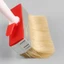 FUHUIOT Bàn chải tường lông mềm, Bàn chải sơn tay cầm bằng nhựa dày, Thiết thực Áp dụng đồng đều Công cụ làm sạch gia cố đinh tán Dụng cụ đánh răng tường Loại bỏ tro