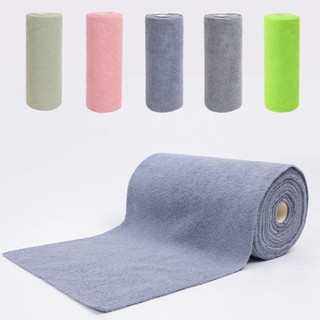 WEAVELYF Khăn lau sợi nhỏ thấm hút 20 cái/cuộn, dùng cho nhà bếp, bộ đồ ăn, chống dính