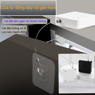 Hộp dây rút tự động đóng cửa, Dây rút lực kéo mạnh, Tự động không cần khoan 1/1.2CM