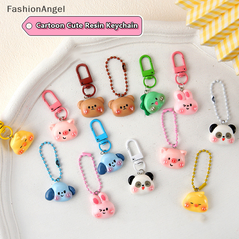FashionAngel Hoạt Hình Dễ Thương Động Vật Móc Khóa Pendent Dành Cho Nữ Sáng Tạo Thời Trang Cặp Đôi Móc Khóa Túi Pendent Trang Trí Đồ Chơi Quà Tặng TH