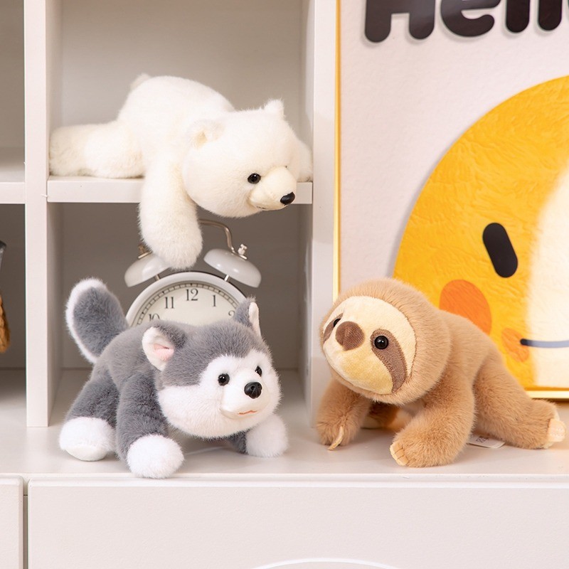 Kawaii Động Vật Sang Trọng Đồ Chơi Thỏ Dễ Thương Husky Plushie Búp Bê Vui Nhộn Raccoon Sloth Đồ Chơi Nhồi Bông Để Bàn Trang Trí Búp Bê Mềm Mại Cho Bé Đồ Chơi Làm Dịu Trẻ Em Quà Tặng Sinh Nhật Đổi Quà Tặng COD