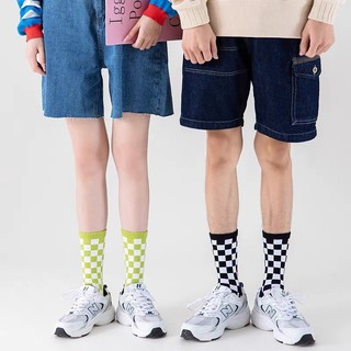 Tất Vớ Cotton Cổ Cao Nam Nữ Phong Cách Thể Thao Hiphop HaminStore