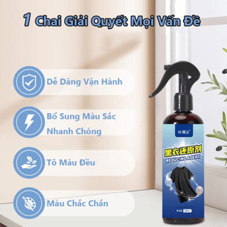 Thuốc Nhuộm Quần Áo Đen Phù Hợp Nhiều Loại Vải, Nhuộm Đen Quần Áo Hiệu Quả 300ml NGÓI HOME - NQA01