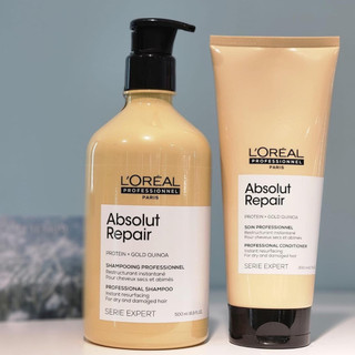 [ TN ] Dầu xả tóc phục hồi 3 tác động Lipidium Absolut Repair Conditioner L'oreal 200ml ( New 2025 )