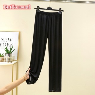 Phụ Nữ Modal Quần Rộng Xuân Hè Rời Cao Cấp Quần Pyjama Rời Size Lớn Quần