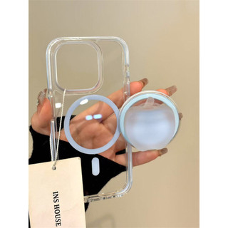 Ốp điện thoại giá đỡ từ tính mờ Dopamine sang trọng cho iPhone16 15 14 13 Pro Max Bảo vệ Camera chống sốc Vỏ cứng chống rơi