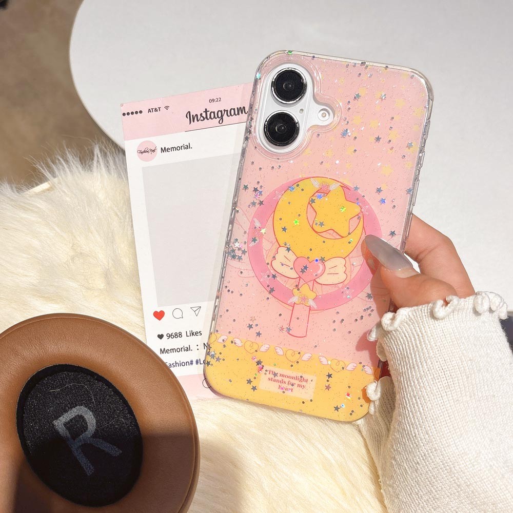 Ốp Lưng Cứng Tương Thích Với iPhone 13 13Pro 13ProMax 14 14Pro 14ProMax 15 15Pro 15ProMax 16 16Pro 16ProMax 17 17Pro 17ProMax Ốp Nam Châm Họa Tiết Sparklers