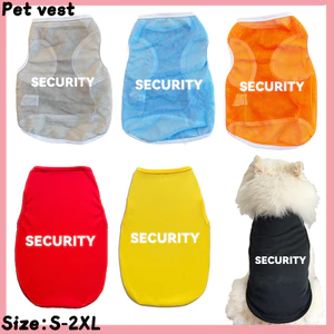 ✨ Hàng MỚI ✨ Áo vest chó in lưới họa tiết an toàn S-2XL, quần áo thú cưng thoải mái và thoáng khí