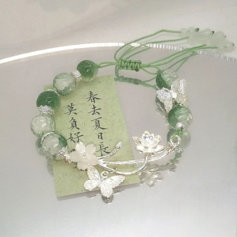 Vòng tay phân đoạn tre chất lượng chắc chắn VIC với chi tiết hạt cho những dịp đặc biệt