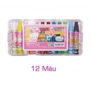 Màu sáp dầu oil pastel vali, hộp nhựa có quai xách Hàn Quốc DOOLY TTORU Dong A D.A P&T. -