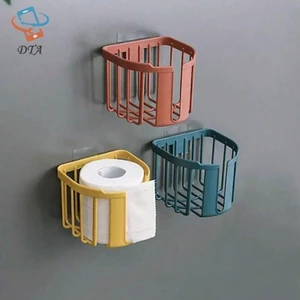 Kệ giấy vệ sinh không đục lỗ Phòng tắm Hộp đựng khăn giấy nhà bếp Hộp đựng giấy treo tường Hộp đựng giấy vệ sinh Giấy cuộn VN