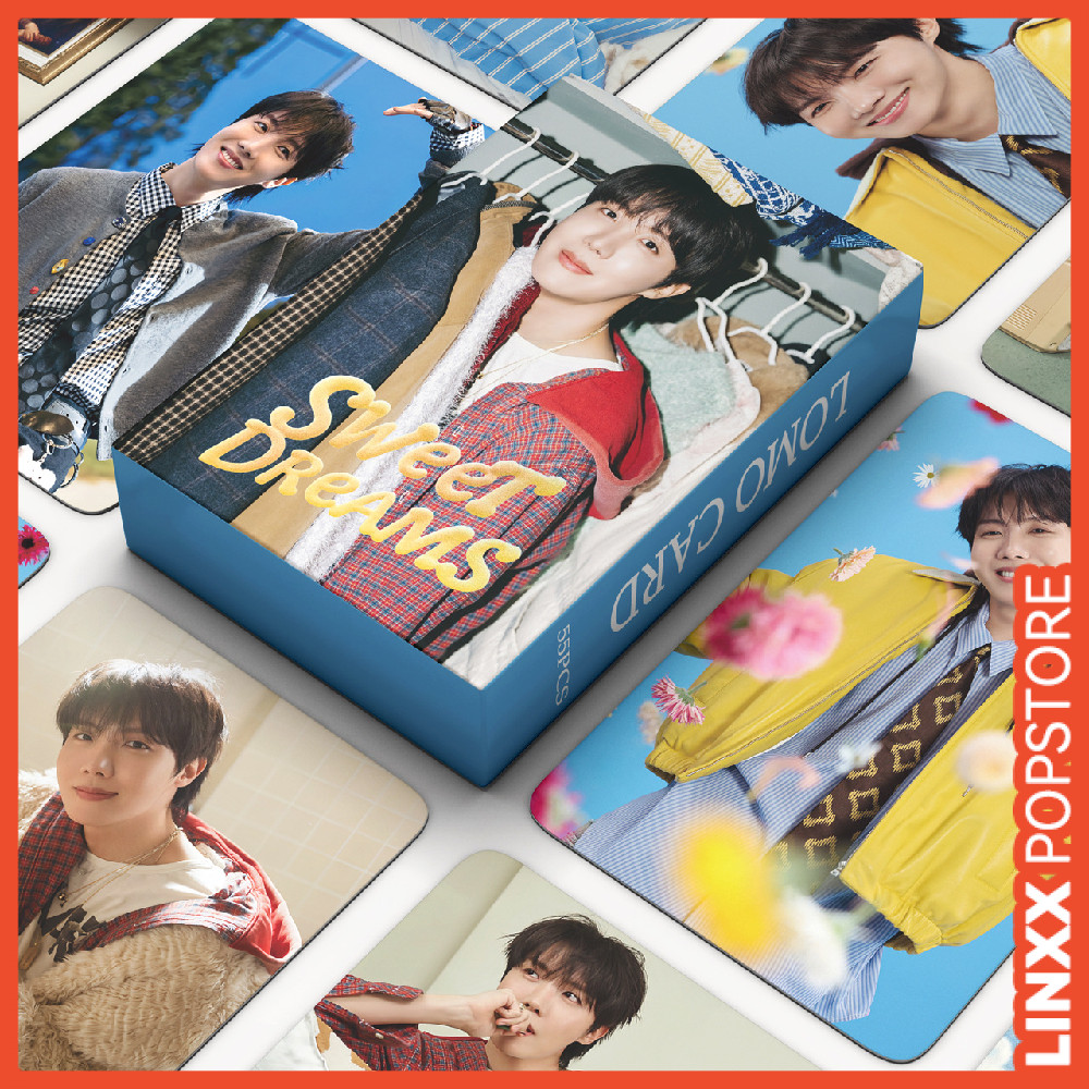 Linxx 55 Chiếc BTS J-HOPE SWEET DREAMS LOMO Thẻ Ảnh K-Pop Boy Group Fan Sưu Tập Thẻ Hỗ Trợ Có Album Lưu Trữ Cho Kpop Merch Collectibles Phụ Kiện