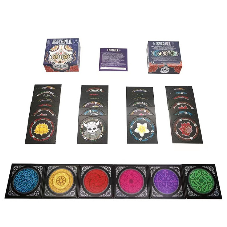 Boardgame Skull Trò chơi thẻ bài 3-6 người Tigar