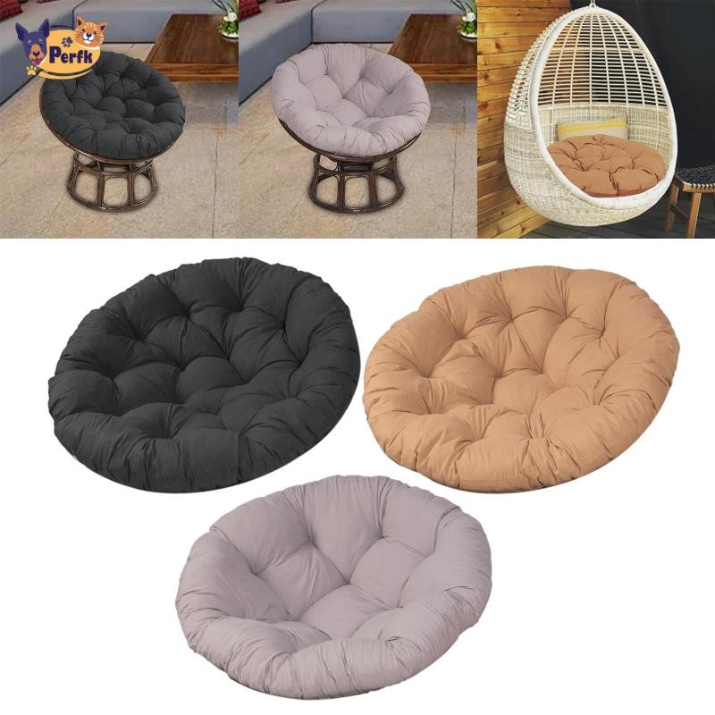 24 "x24" Đệm Ghế Ngoài Trời Miếng Đệm Tròn Dày Sân Ghế Đệm Cho Giá Đỡ Rocking Võng Mây Treo