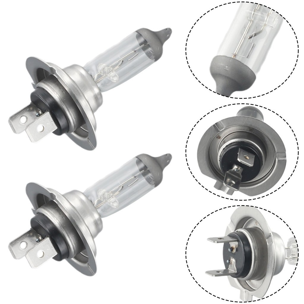 [Top] 2 Bộ 12V Xe H7 Xenon Đèn Pha 55W 6000K Bóng Đèn Trắng Halogen Chất Lượng Tốt