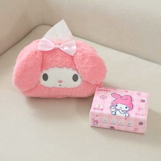 Sanrio Kuromi Pochacco Alien Kirby Hoạt Hình Xe Ngăn Kéo Hộp Sang Trọng Hộ Gia Đình Để Bàn Ngăn Kéo Hộp Sáng Tạo Khăn Giấy