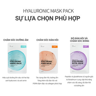 Mặt Nạ Dưỡng Ẩm, Săn Chắc & Đàn Hồi Elravie Hyaluronic PDRN Mask 01 Miếng 25g