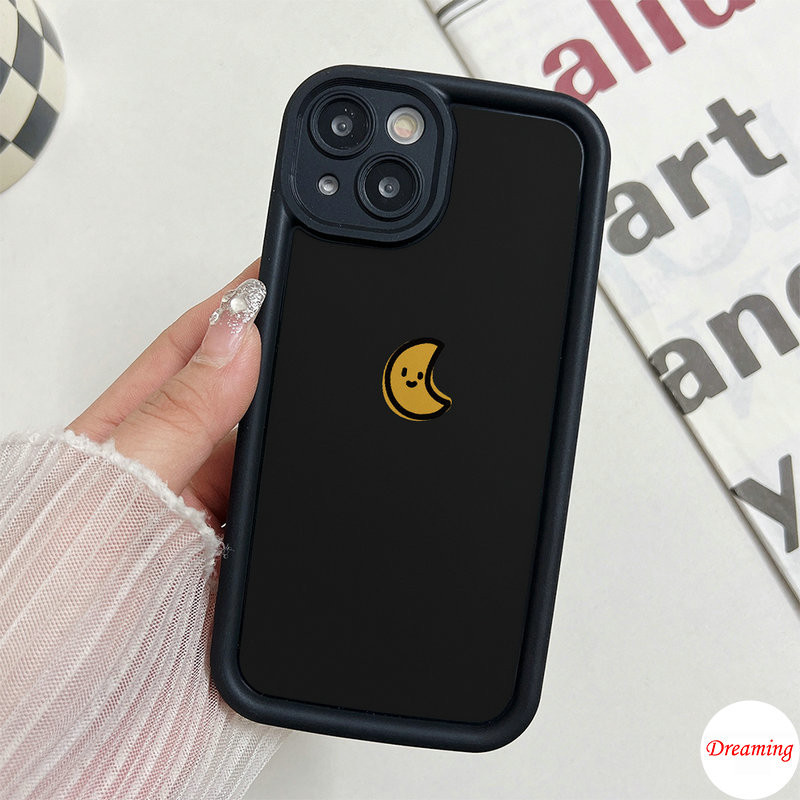 Ốp Lưng Cho Samsung Galaxy S24 S23 S22 S21 S20 Plus Ultra FE M55 M54 M51 A55 A54 A53 A52 A51 A50 A30S A73 A72 A71 A70 Thiết Kế Mắt Thiên Thần Chống Rơi Họa Tiết Mặt Trời Và Mặt Trăng