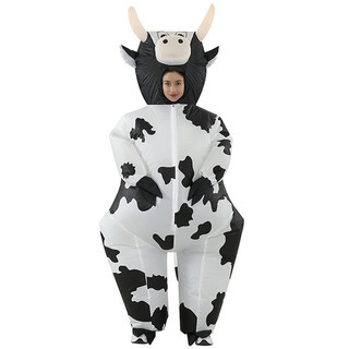 Bò Bơm Hơi Trang Phục Hóa Trang cosplay Động Vật Trang Phục Halloween Ngộ nghĩnh Đảng COS Bò Trang Phục
