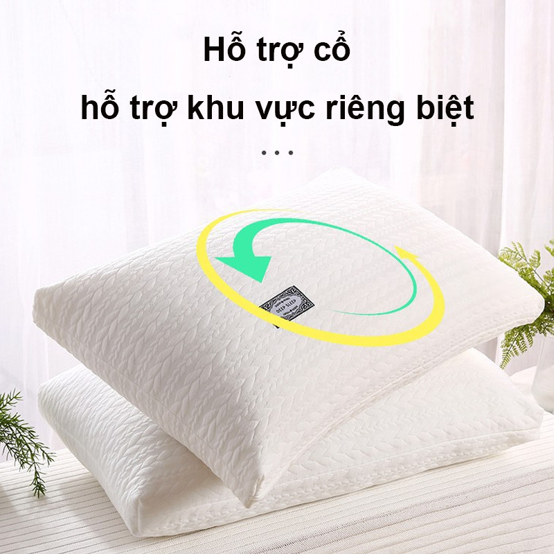 (48x74cm)Ruột gối lông vũ Nằm Gòn Bedding，Giúp ngủ nhanh，Giúp bảo vệ cổ，Có thể được sử dụng trong ký túc xá và ở nhà