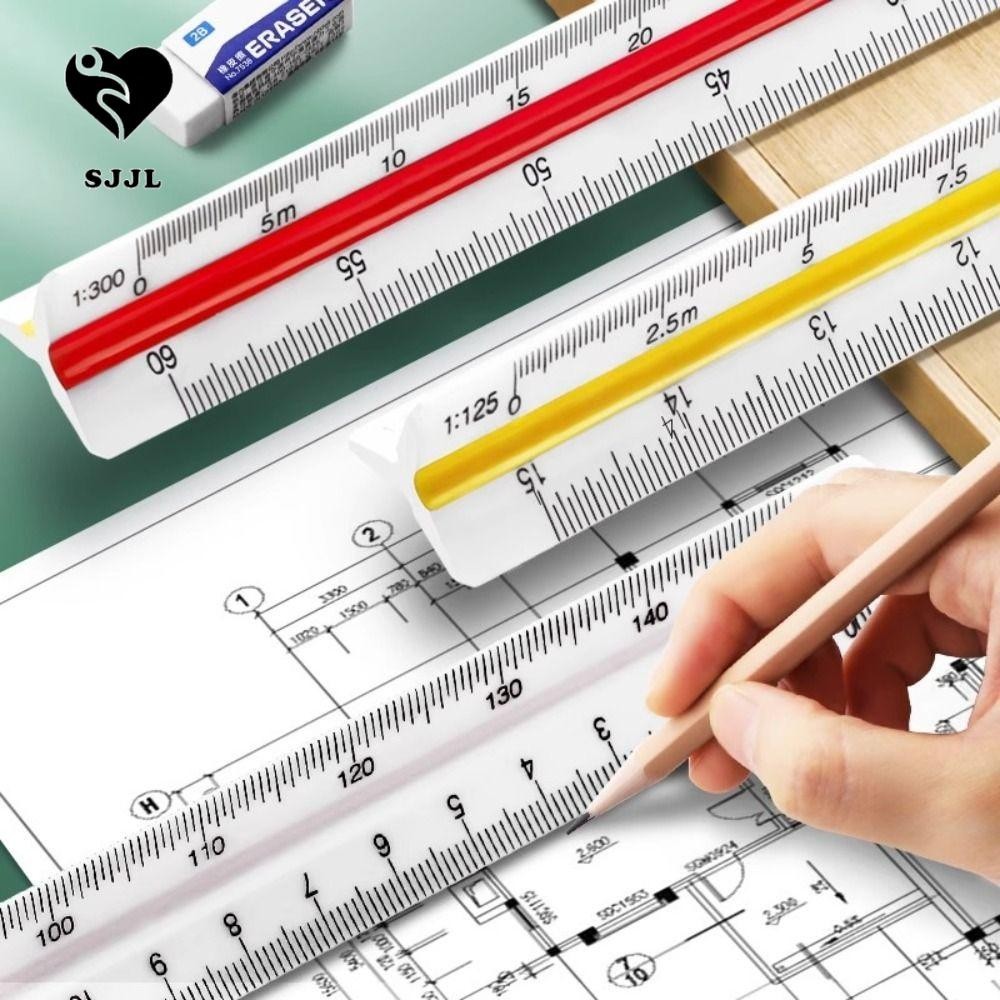 Sjjl Thước Vẽ, Vẽ Kỹ Thuật Tam Giác Thước Cân, Dụng Cụ Vẽ 30cm ào Kiến Trúc Sư Thước Kỹ Sư