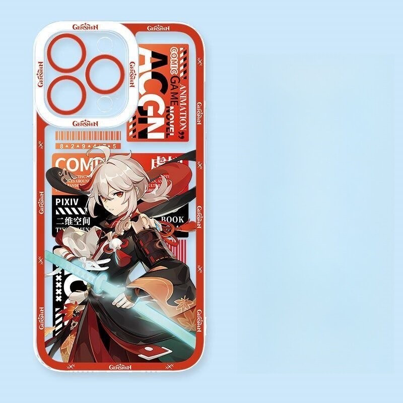 Ốp điện thoại mềm Genshin Impact Wanderer Kaedehara Raiden Neuvillette Hu Tao Furina cho OPPO A9 A31 A17 A38 A18 A54 A53 A55 A58 A57 A35 A15S A16 A36 A76 A96 A33 A95 A94 A54S