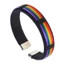 XGB Cầu Vồng Màu Vòng Tay Ôm Inclusivity Handchain Co Giãn Dây Đeo Tay Có Thể Điều Chỉnh Unisex Co Giãn Dây Đeo Tay Trang Trí