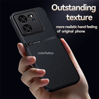 Xiomi 13T Vỏ Chống Sốc Cho Xiaomi 13T Pro 13TPro 13 T Xiaomi13T 5G Da Từ Tính Giá Đỡ Ô Tô Vỏ Điện Thoại Chống Rơi Ốp Lưng Bảo Vệ Ống Kính Máy Ảnh Ốp Lưng