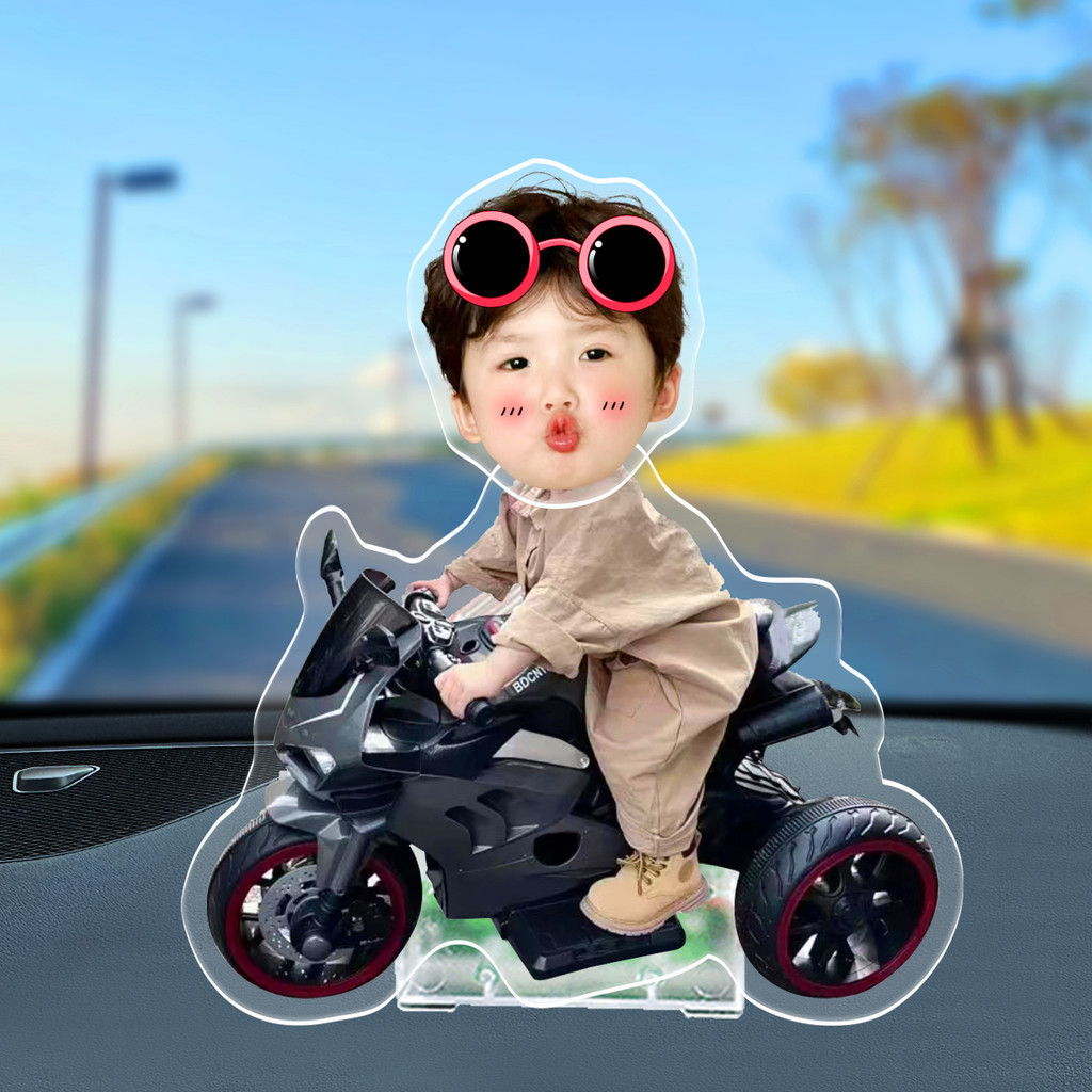 Lắc đầu đồ trang trí tùy chỉnh cặp đôi bé avatar DIY nội thất ô tô trang trí ô tô đồ trang trí bập bênh món quà âm nhạc