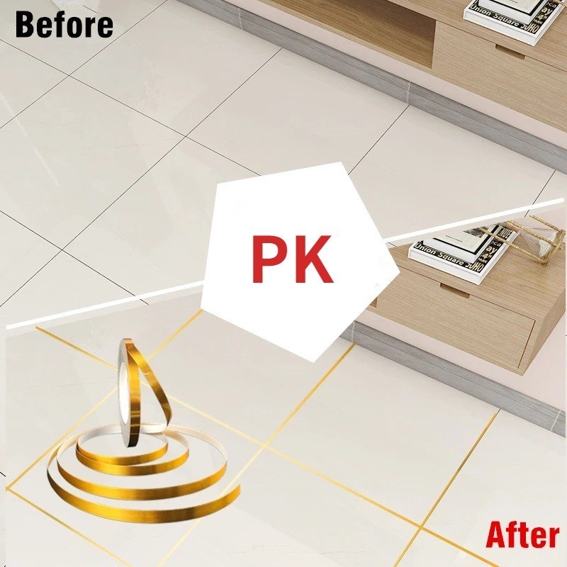 3M Thép Không Gỉ Tự Dính Dải Trang Trí Nền,Nền tường trần tường vải viền kim loại dải hợp kim titan tự dính