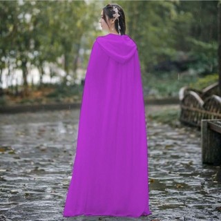 Áo choàng nữ màu đỏ Áo choàng Hanfu Áo khoác ngoài sa mạc mỏng dài Trang phục voan có mũ trùm đầu Chụp ảnh du lịch