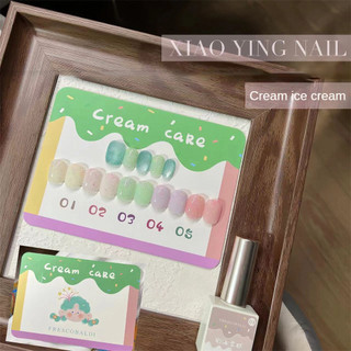 Xeijayi Ice Cream Series Nail Polish Gel Chất liệu kem bán trong suốt Keo dán quang trị liệu móng tay nghệ thuật làm móng tay cho tiệm làm móng tay 10ml