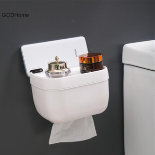 Gcdhome Chống Nước Treo Tường Nhà Vệ Sinh Giấy Giá Đỡ Kệ Vệ Sinh Cuộn Giấy Ống Giá Để Đồ Hộp Bảo Quản Giá Khay Đồ Dùng Phòng Tắm HOT