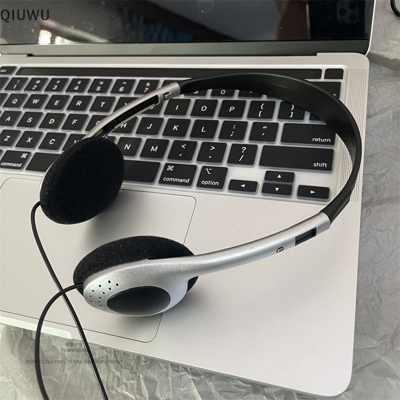 QIUWU Thời Trang Vintage Retro Cổ Điển Tai Nghe 80 Cho CD MD Walkman MP3 Shoog Pose Mẫu Tai Nghe Cho.