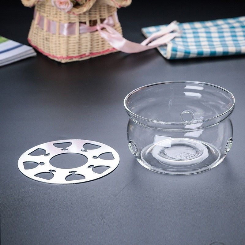 Chân Đế Đốt Nến Dùng Cho Ấm Pha Trà Thủy Tinh Chịu Nhiệt (Đường kính 12.5 cm)