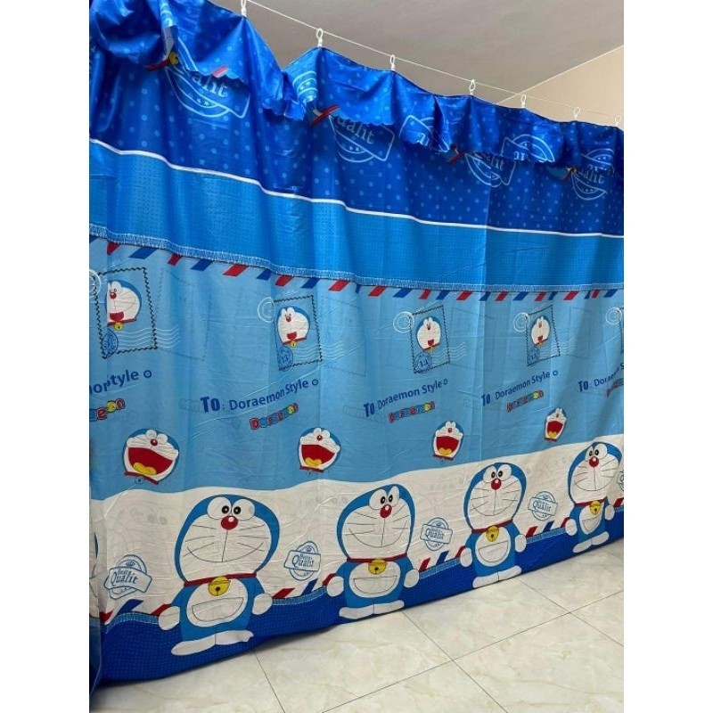 Rido rèm cửa che nắng ngăn phòng ngủ trang trí có móc treo tặng kèm dây treo rèm cao cấp hàng loại 1