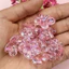 10 Chiếc 22,5 * 23,5 Mm Acrylic Nhiều Màu Sắc Hạt Hoa DIY Handmade Phụ Kiện Cho Dây Xích Điện Thoại Phụ Kiện Tóc Chất Liệu Handmade