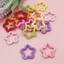 10 Chiếc 30 Mm Acrylic Màu Kẹo Pentagram Mặt Dây Chuyền Hạt DIY Trang Sức Chất Liệu Cho Vòng Cổ Bông Tai Làm Thời Trang